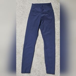 Womens Wilo Navy Blue Yoga Leggings Size Small